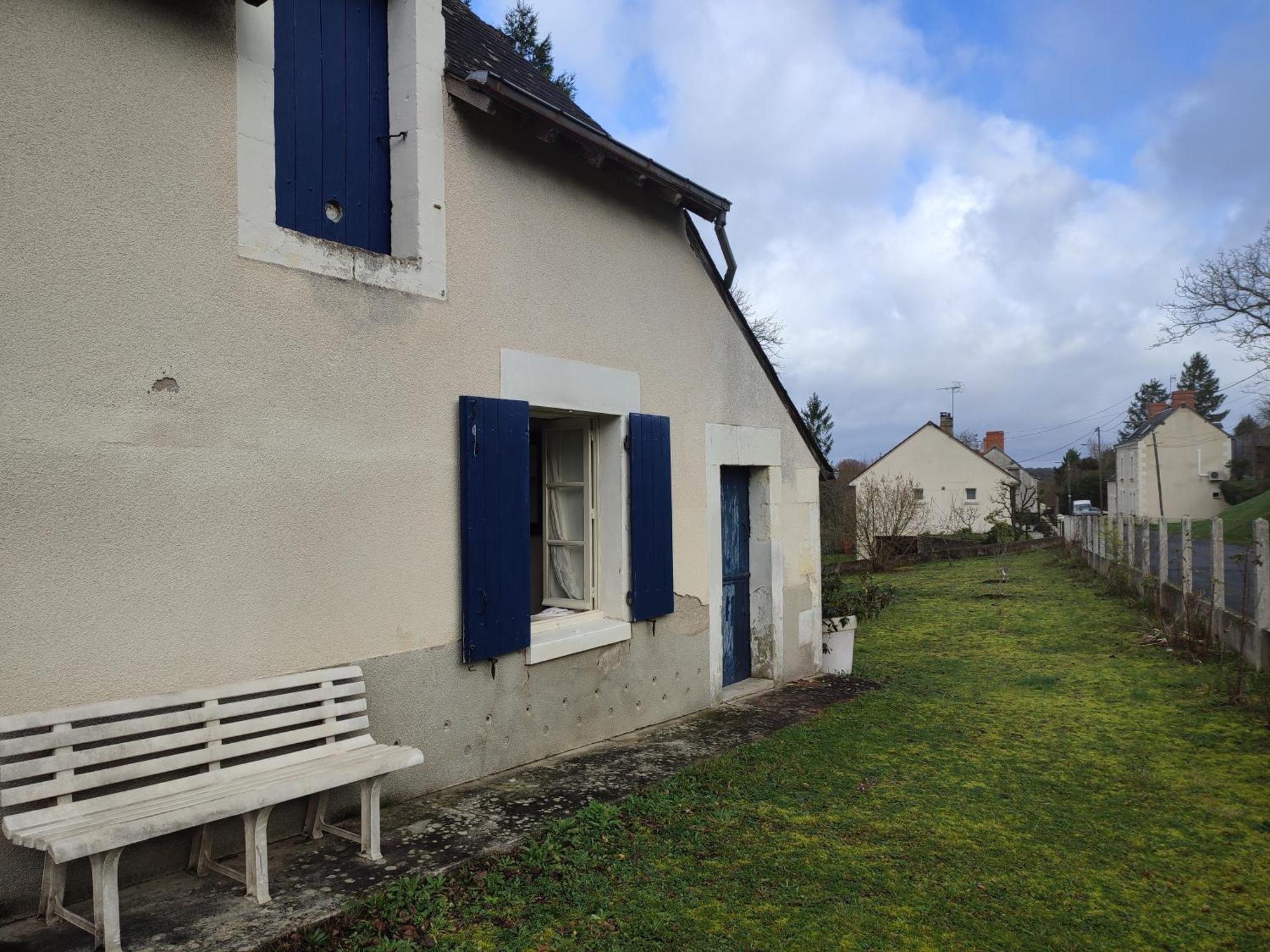 Maison Plain Pied, 2 Chambres, Longere Typique , Fraiche, Dans Bourg Avec Tous Commerces Luçay-le-Mâle Exterior foto